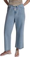 DKNY Jeans Mid Rise Wide Leg Jeans