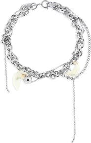 Justine Clenquet Lewis Mixed Chain & Seashell Necklace