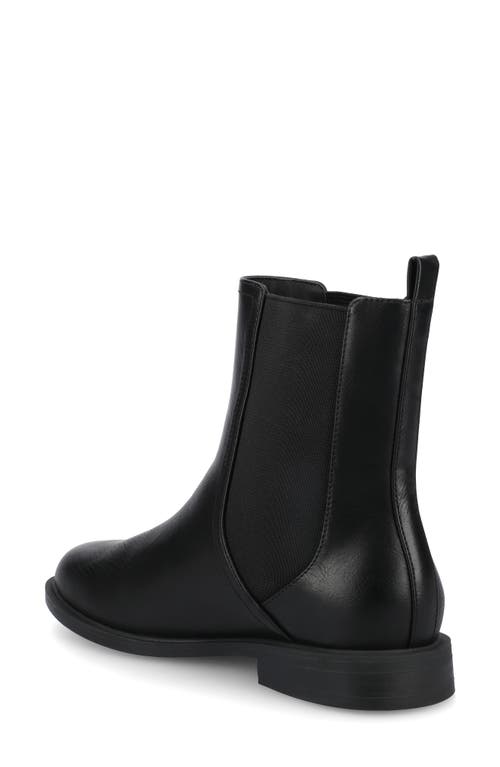 Journee Collection Violet Chelsea Boot In Black