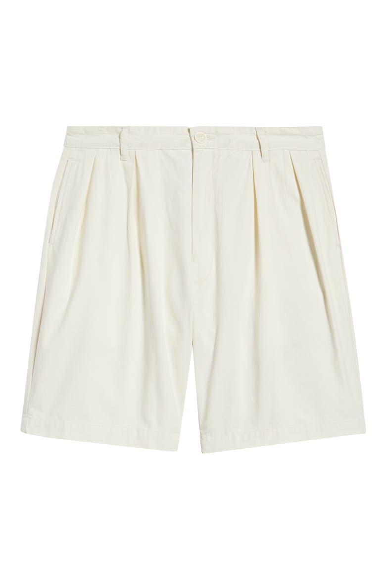 Part Timer Organic Cotton Twill Shorts, Alternate, color, OFF-WHITE