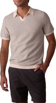 The Normal Brand Robles Bird's Eye Polo