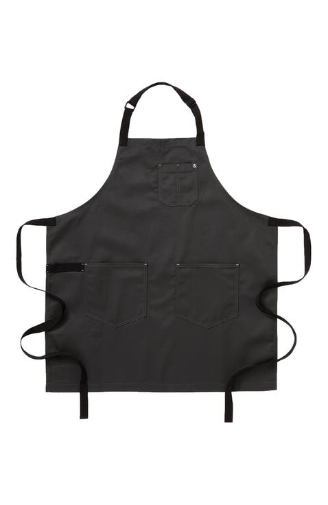 The Essential Apron - Char Grey Poly-Cotton