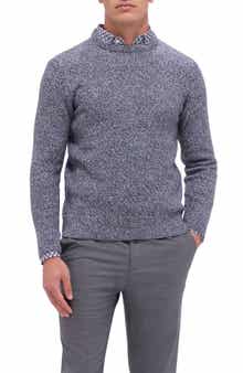 Bugatchi Mouliné Merino Wool Sweater