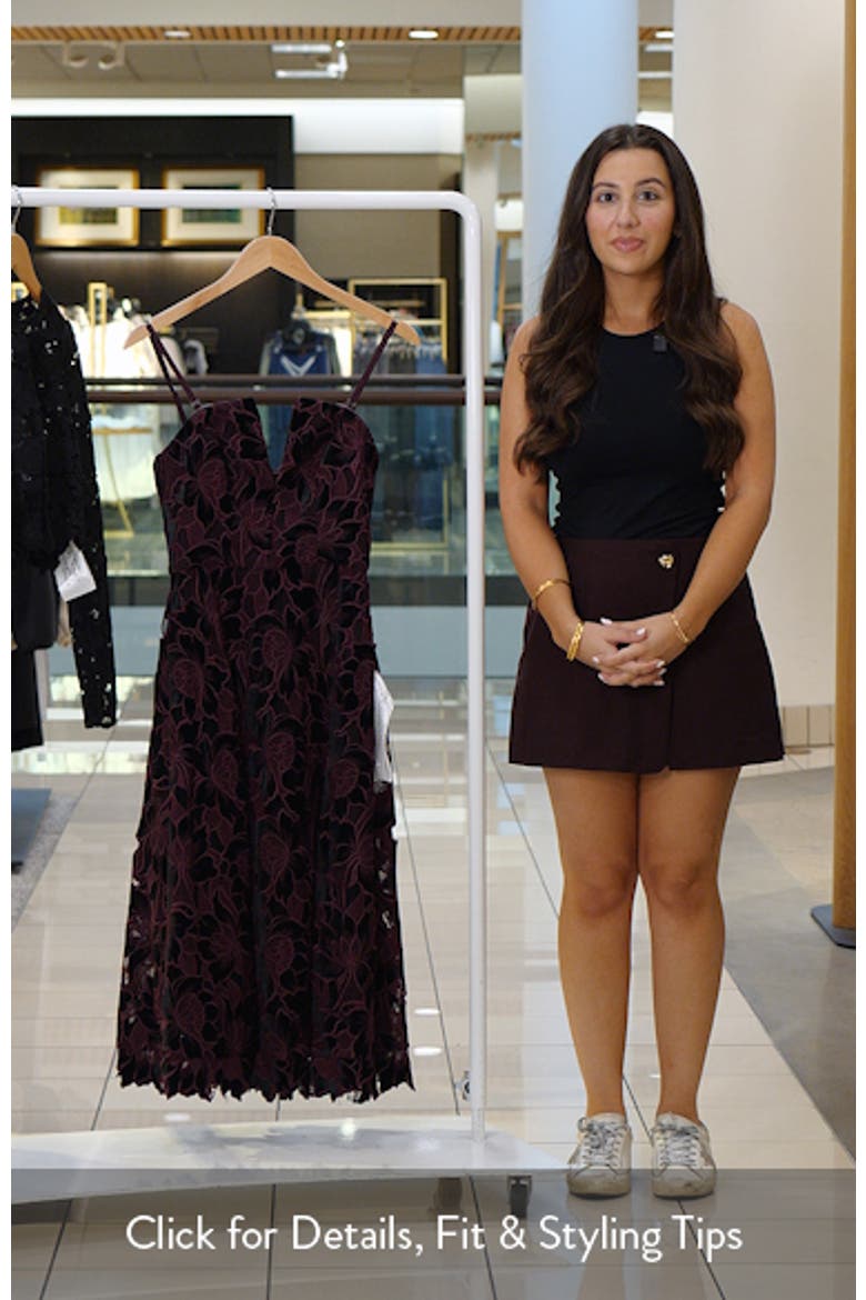 Briella Jacquard Floral Strapless Fit & Flare Dress video