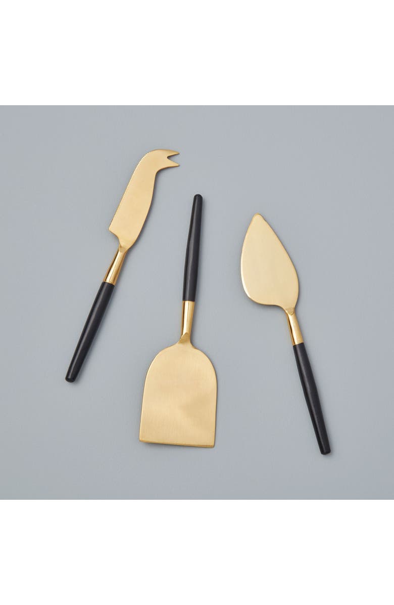 Be Home Cheese Knife - Set of 3, Alternate, color, Black