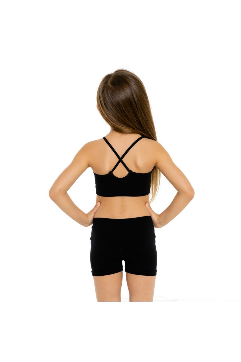 Solid boy shorts - Little Kid, Alternate, color, Black