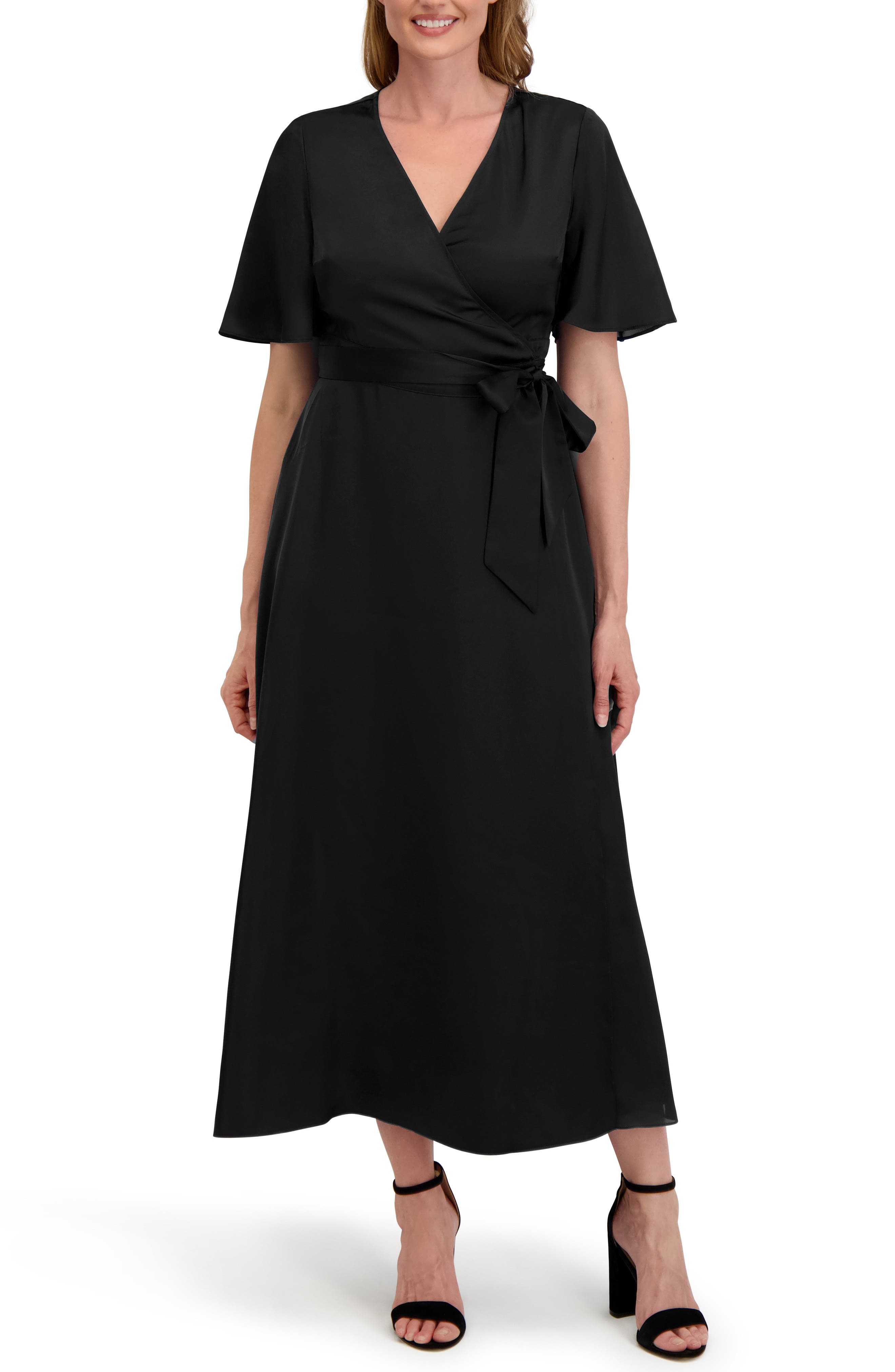 Laundry by Shelli Segal Madison Faux Wrap Maxi Dress