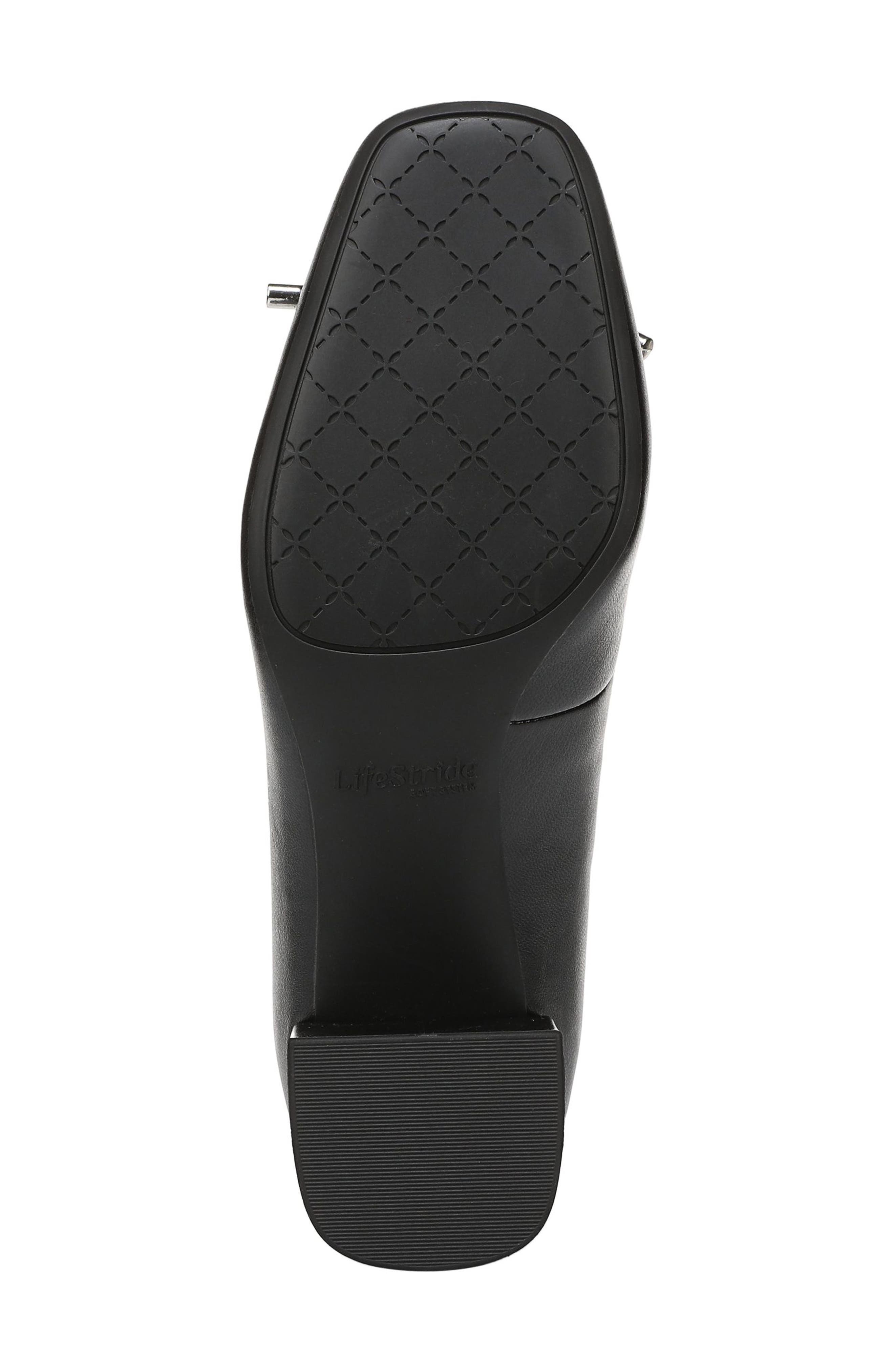 Cora Block Heel Pump, Alternate, color, BLACK WC