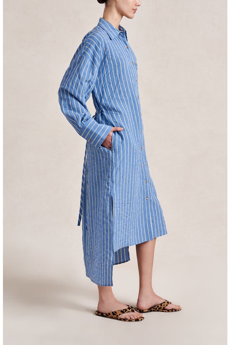 Tangier Shirt Dress, Alternate, color, Chambray