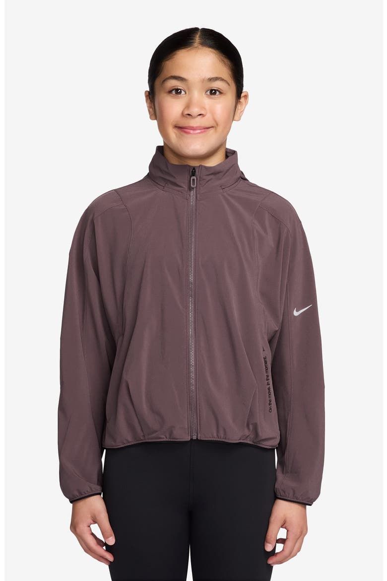 Kids' Mavn Dri-FIT Hooded Zip-Up Jacket, Main, color, TATTOO/ REFLECTIVE SILVER