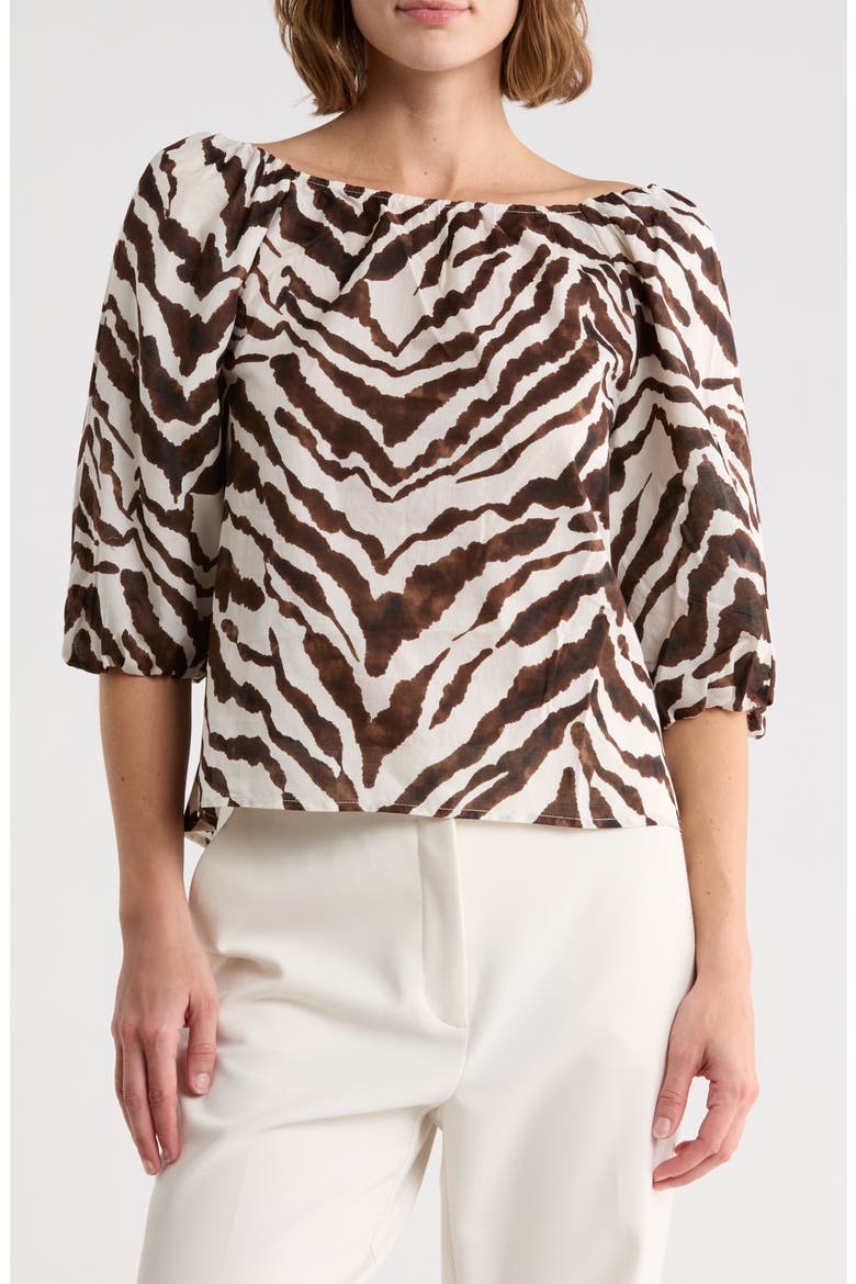 Ciao Bella Top, Main, color, RUN WILD GREEN