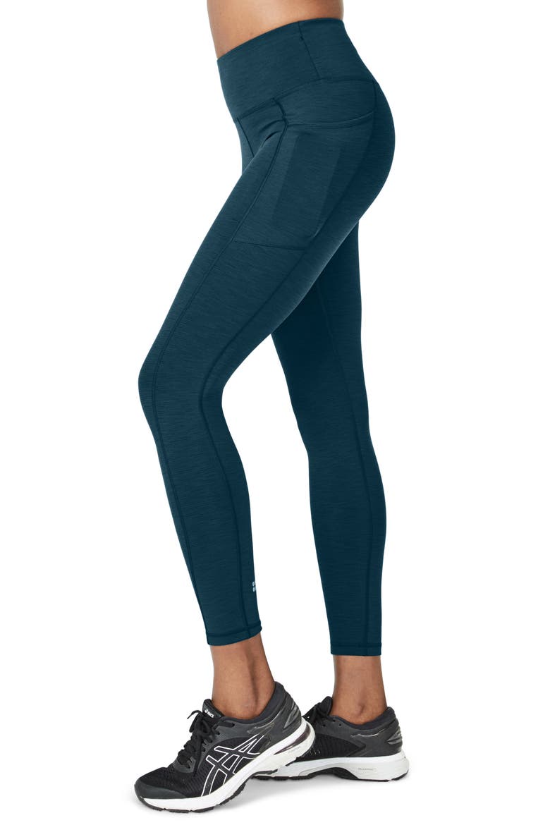 Super Sculpt High Waist Yoga Pocket Leggings, Alternate, color, BEETLE BLUE