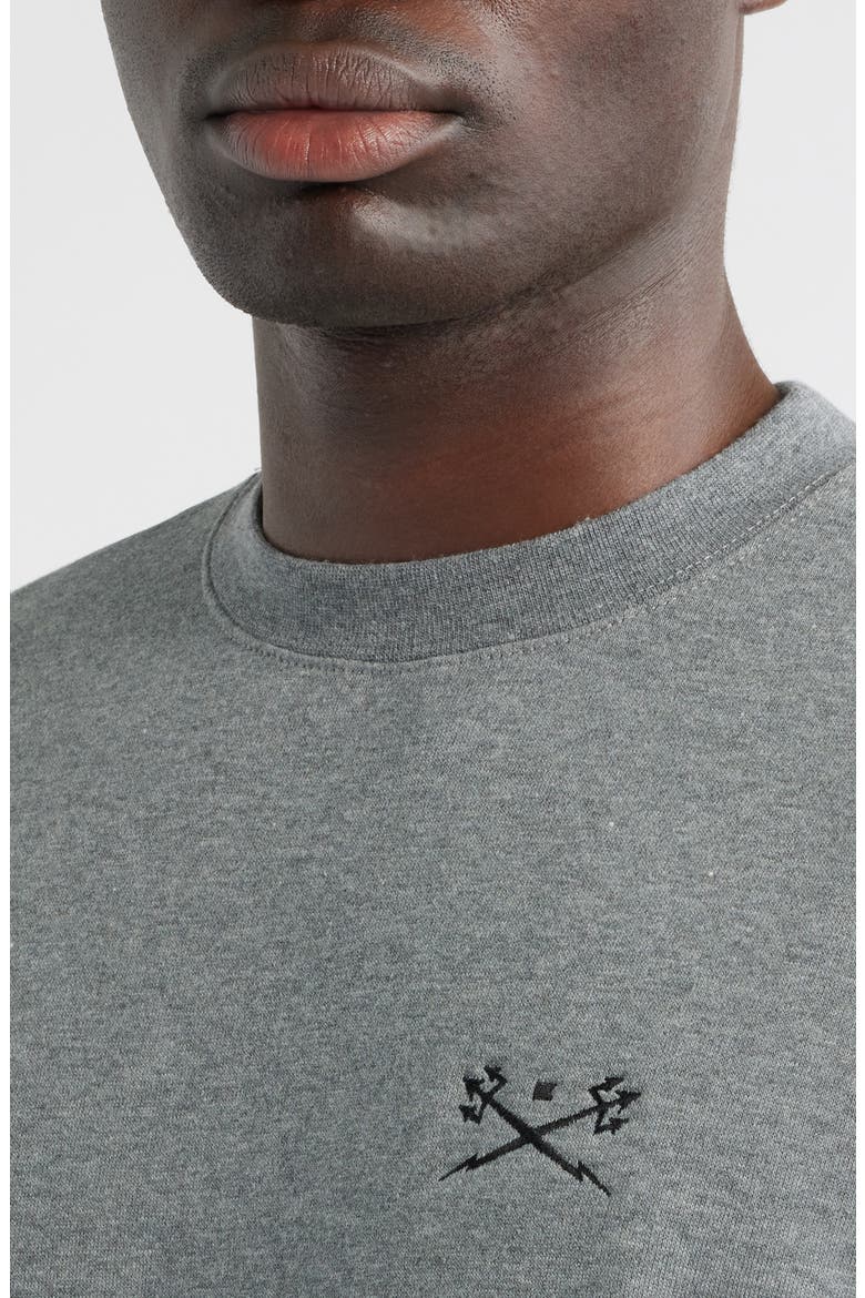 Go-To II Fleece Sweatshirt, Alternate, color, GUNMETAL HEATHER
