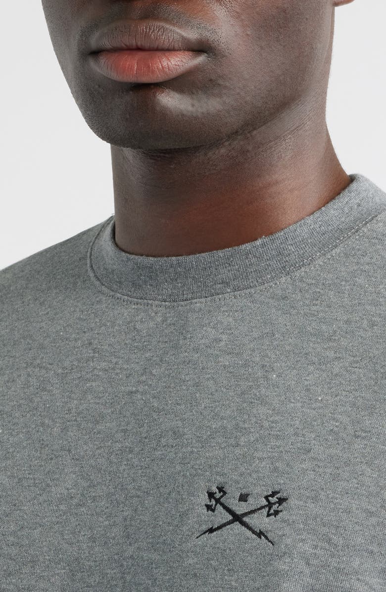 DARK SEAS Go-To II Fleece Sweatshirt, Alternate, color, Gunmetal Heather