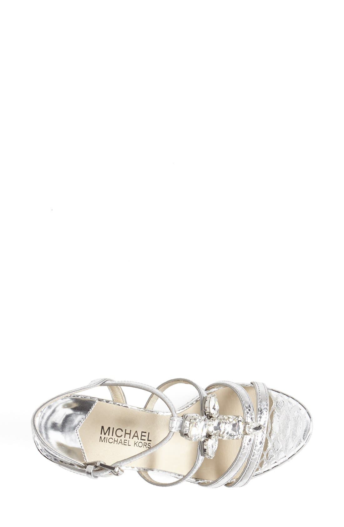 MICHAEL Michael Kors 'Jayden' Espadrille Wedge, Alternate, color, 