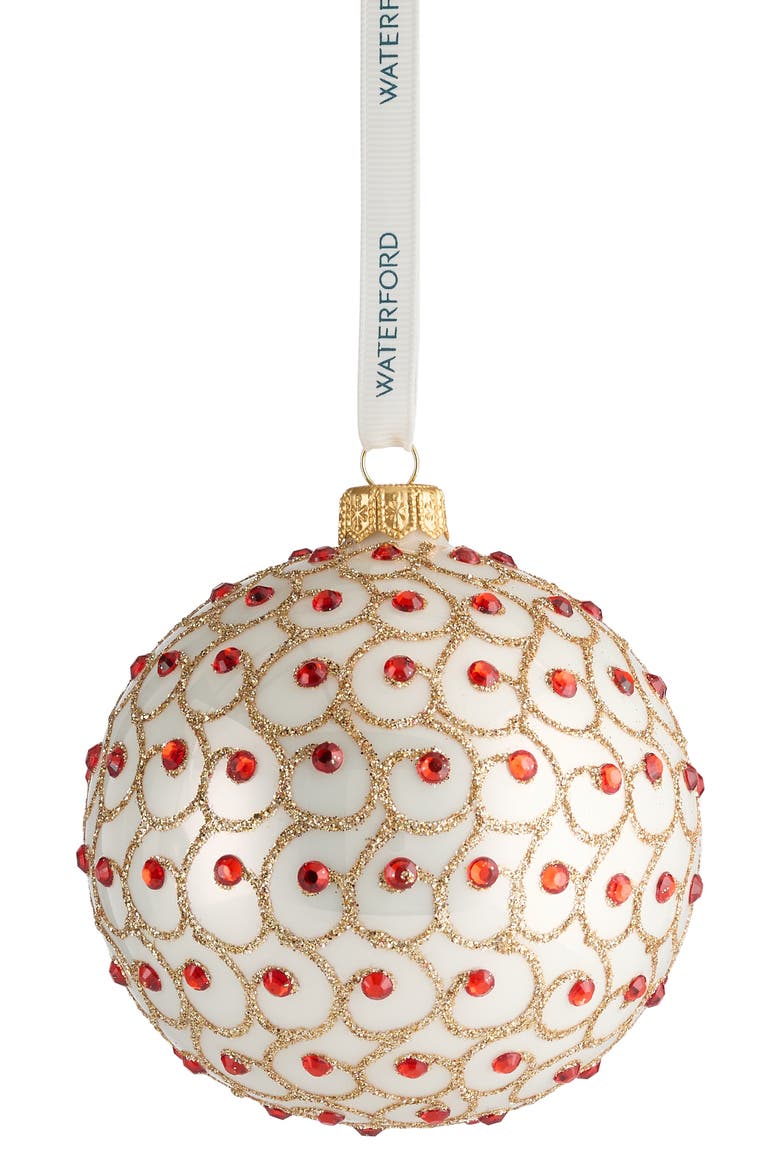 Holiday Heirlooms Sparkle Glass Ornament, Alternate, color, MULTI