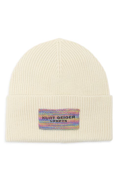 Logo Patch Cuffed Beanie