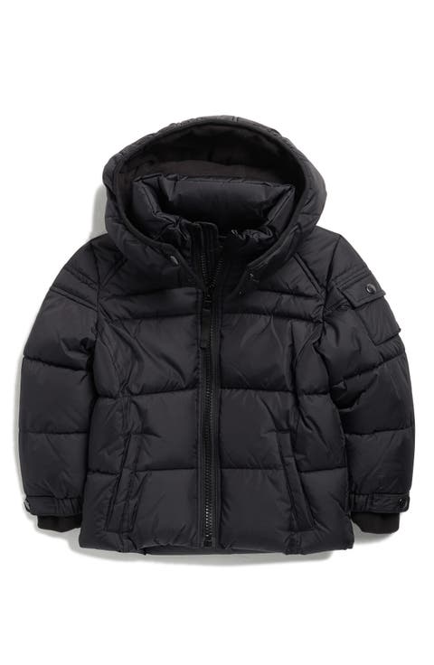 Kids' Downhill Channel Quilted Hooded Puffer Jacket (Toddler & Little Kid)