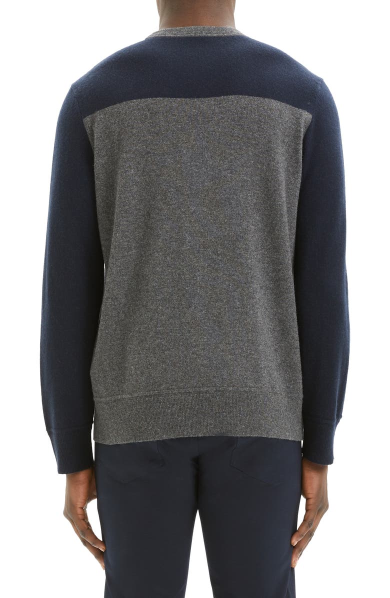 Theory Hilles Standard Fit Crewneck Cashmere Sweater, Alternate, color, 