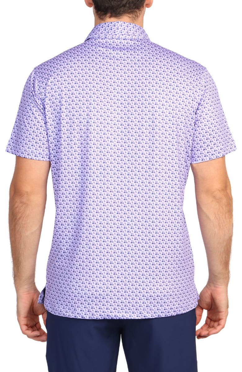 TailorByrd Golf Carts Performance Polo, Alternate, color, Lilac