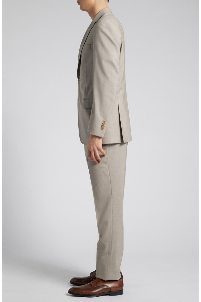 Flynn Classic Fit Stretch Wool Suit, Alternate, color, TAN