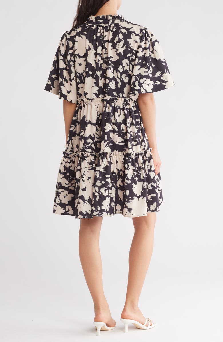 AREA STARS Pria Flutter Sleeve Tiered Dress, Alternate, color, 