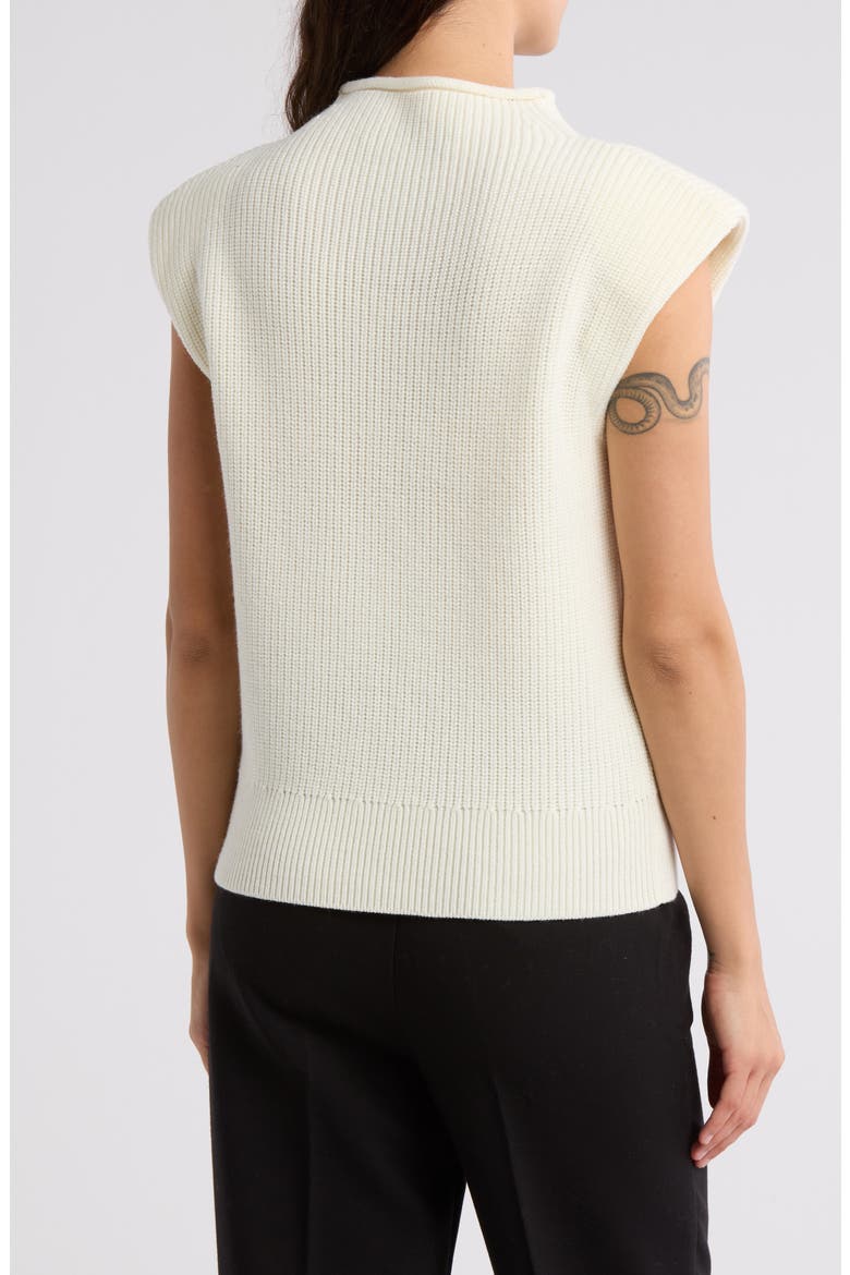 Judson Cap Sleeve Merino Wool Sweater, Alternate, color, PARCHMENT