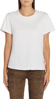 Golden Goose Distressed Slim Fit Cotton Jersey T-Shirt