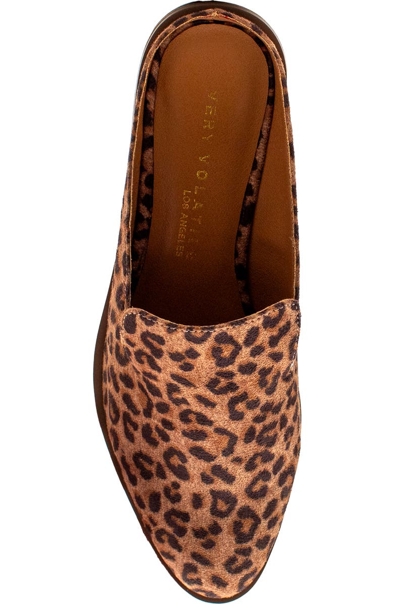 Volatile Avery Loafer Mule, Alternate, color, Leopard Print
