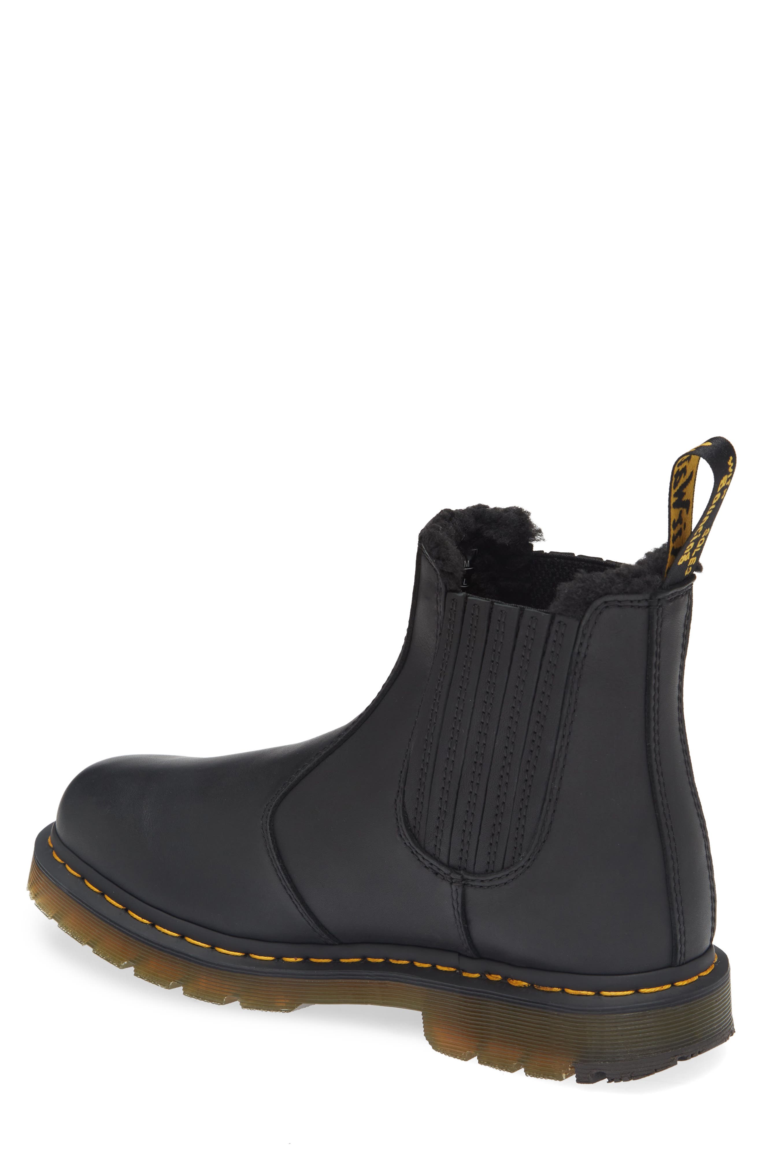Dr. Martens 2976 Wintergrip Water Resistant Chelsea Boot, Alternate, color, Black