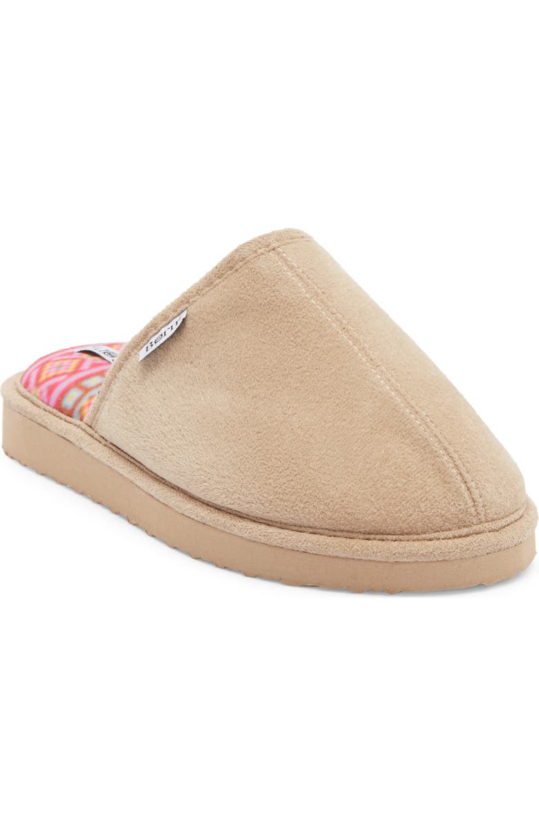 Børn Fair Isle Lined Slipper, Main, color, Sand