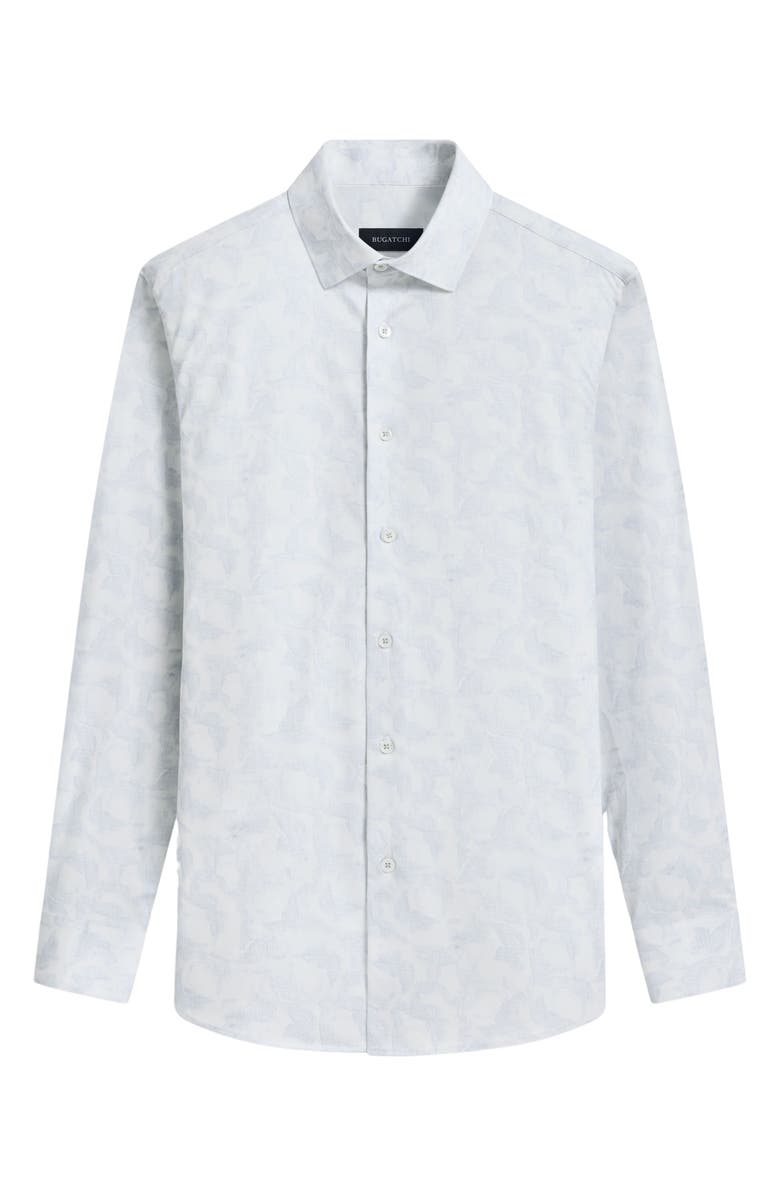 Bugatchi James OoohCotton<sup>®</sup> Abstract Print Button-Up Shirt, Alternate, color, 