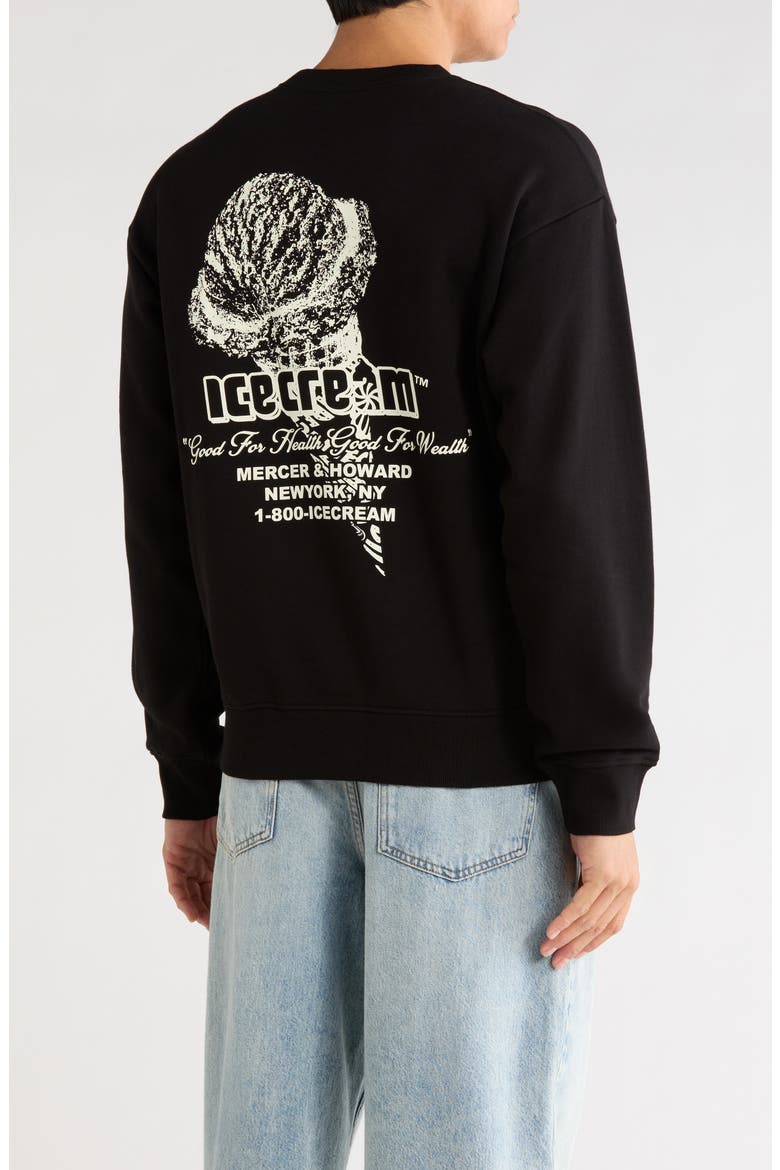 The Biz Graphic Sweatshirt, Alternate, color, BLACK