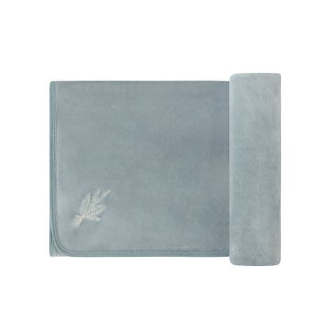 Velour Center Floral Collection - Blanket