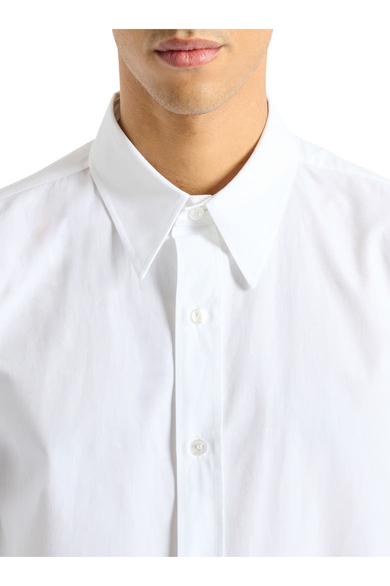 Paris shirt in cotton poplin, Alternate, color, white