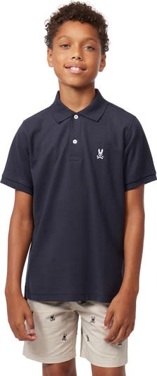 Psycho Bunny Kids' Classic Pima Cotton Piqué Polo Nordstrom