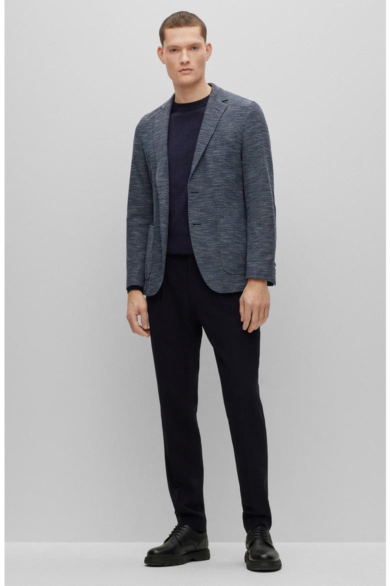 Pacas Cotton Crewneck Sweater, Alternate, color, DK BU