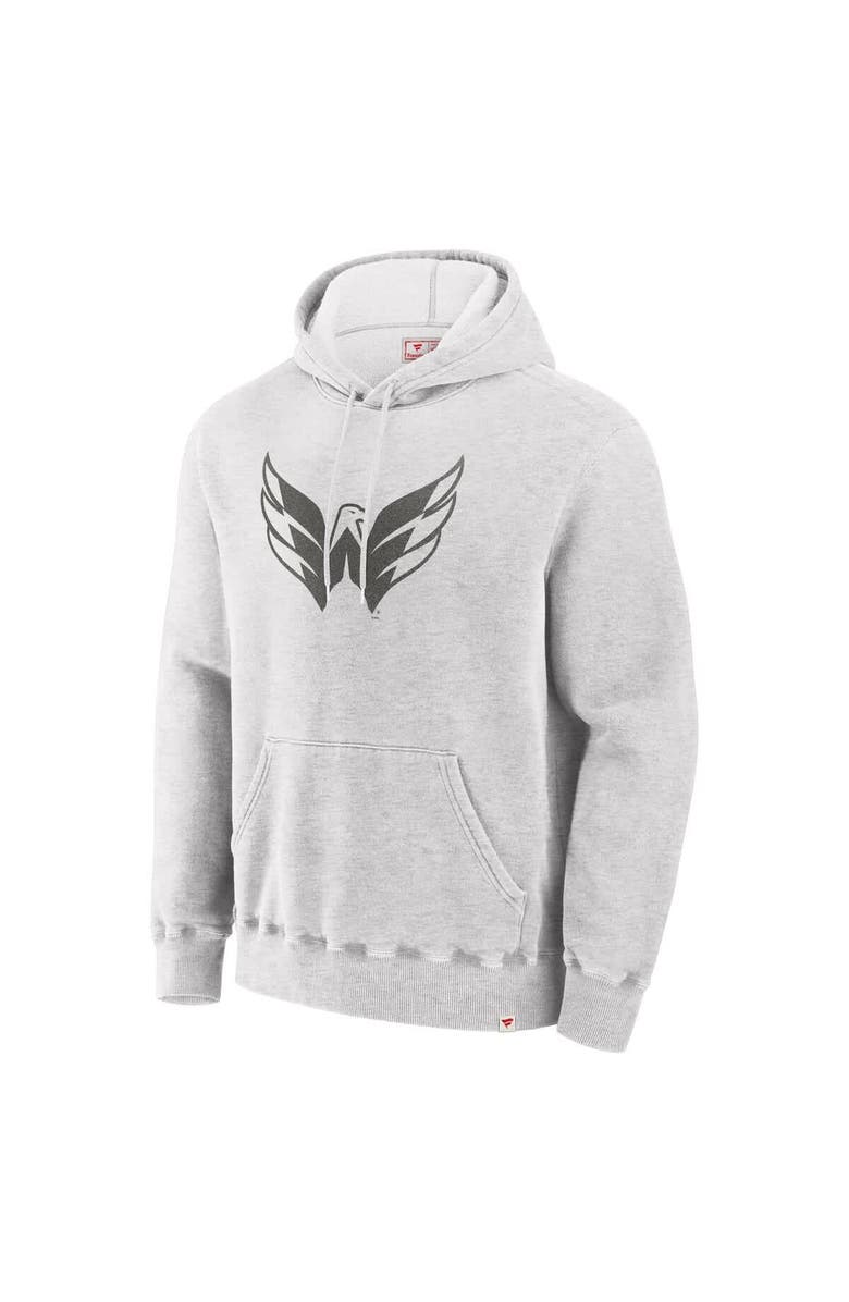 FANATICS Men's Fanatics Cream Washington Capitals Made in Canada Pullover Hoodie, Alternate, color, Cream