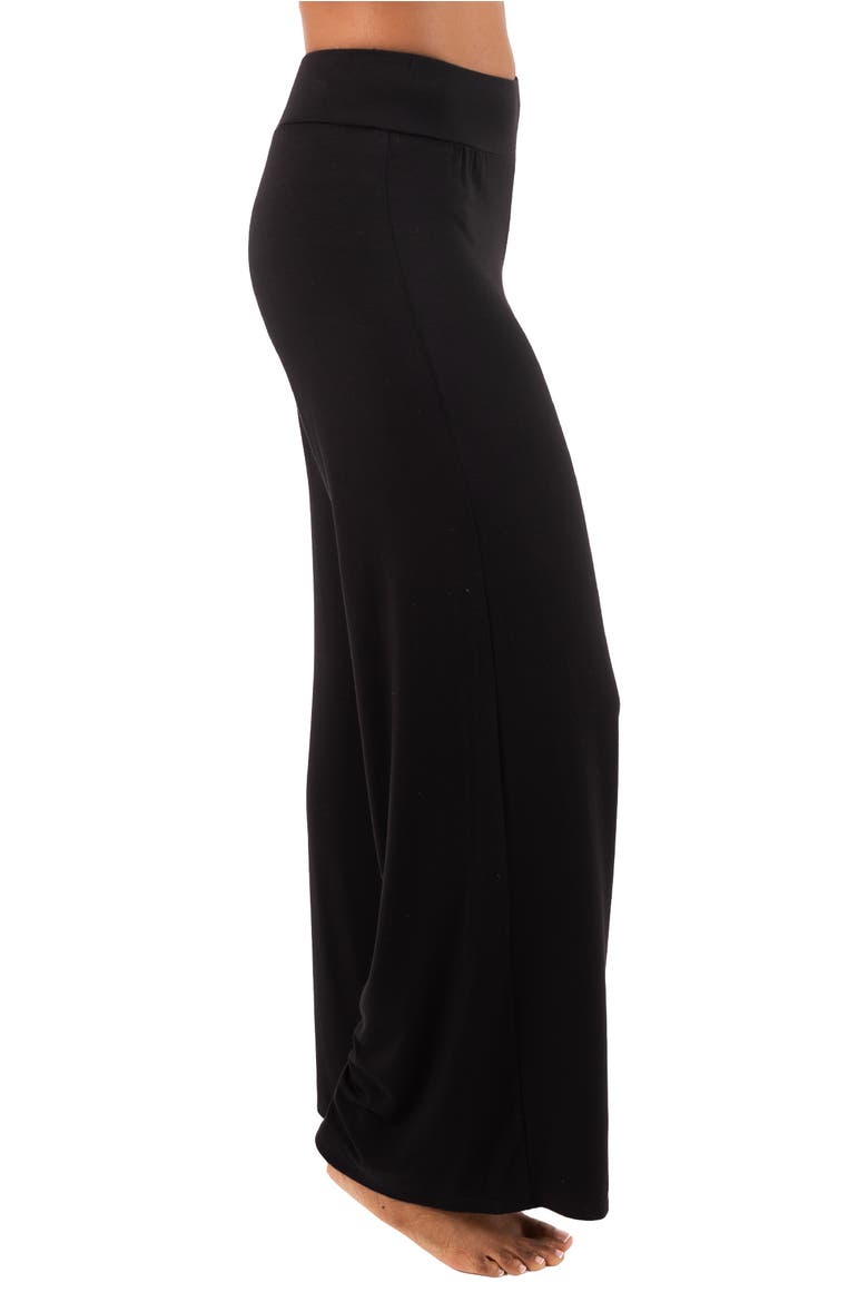 Power Palazzo Lounge Pant, Alternate, color, Black