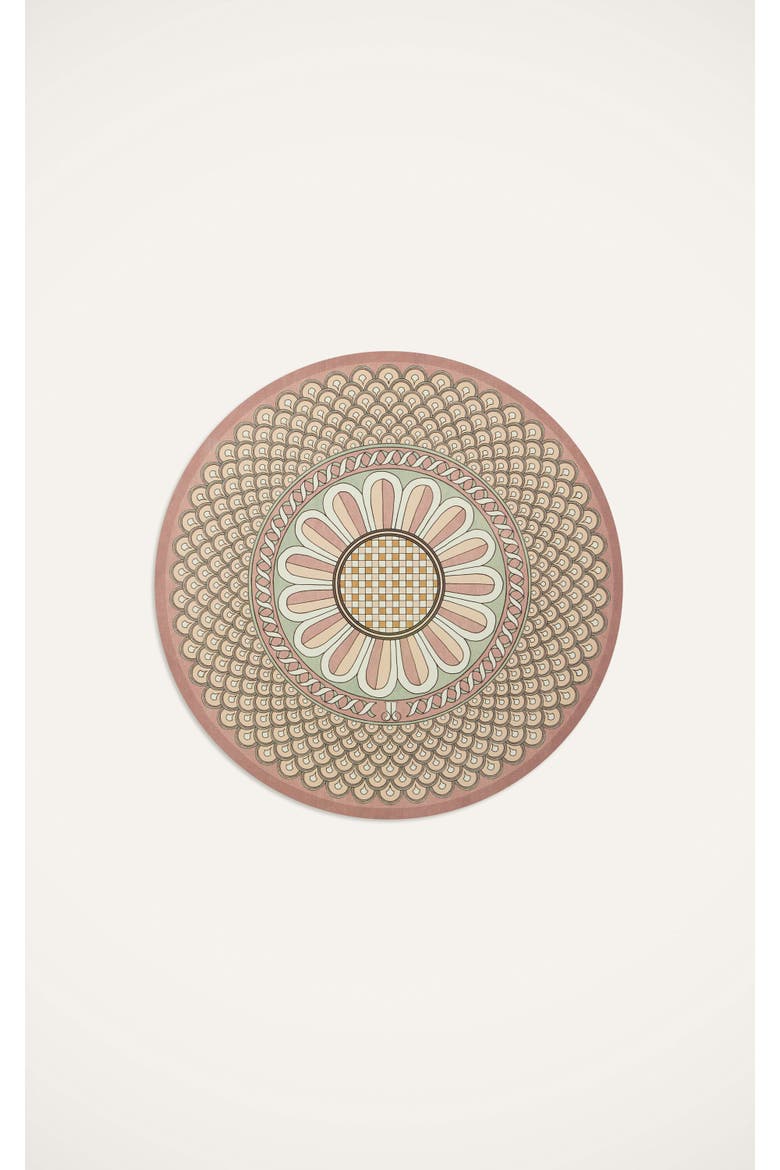 Disk Placemats Set Of 2 Napoli, Alternate, color, Napoli Dusty Pink