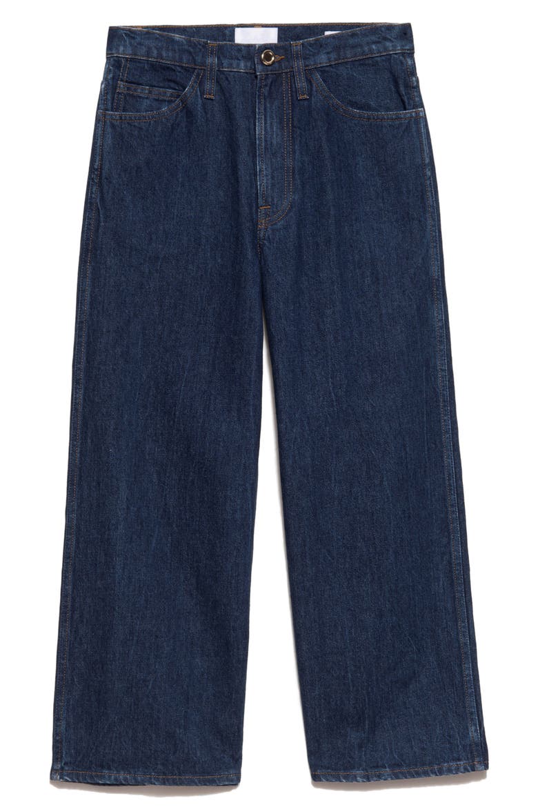 Le Italien Wide Leg Crop Jeans, Main, color, RINSE