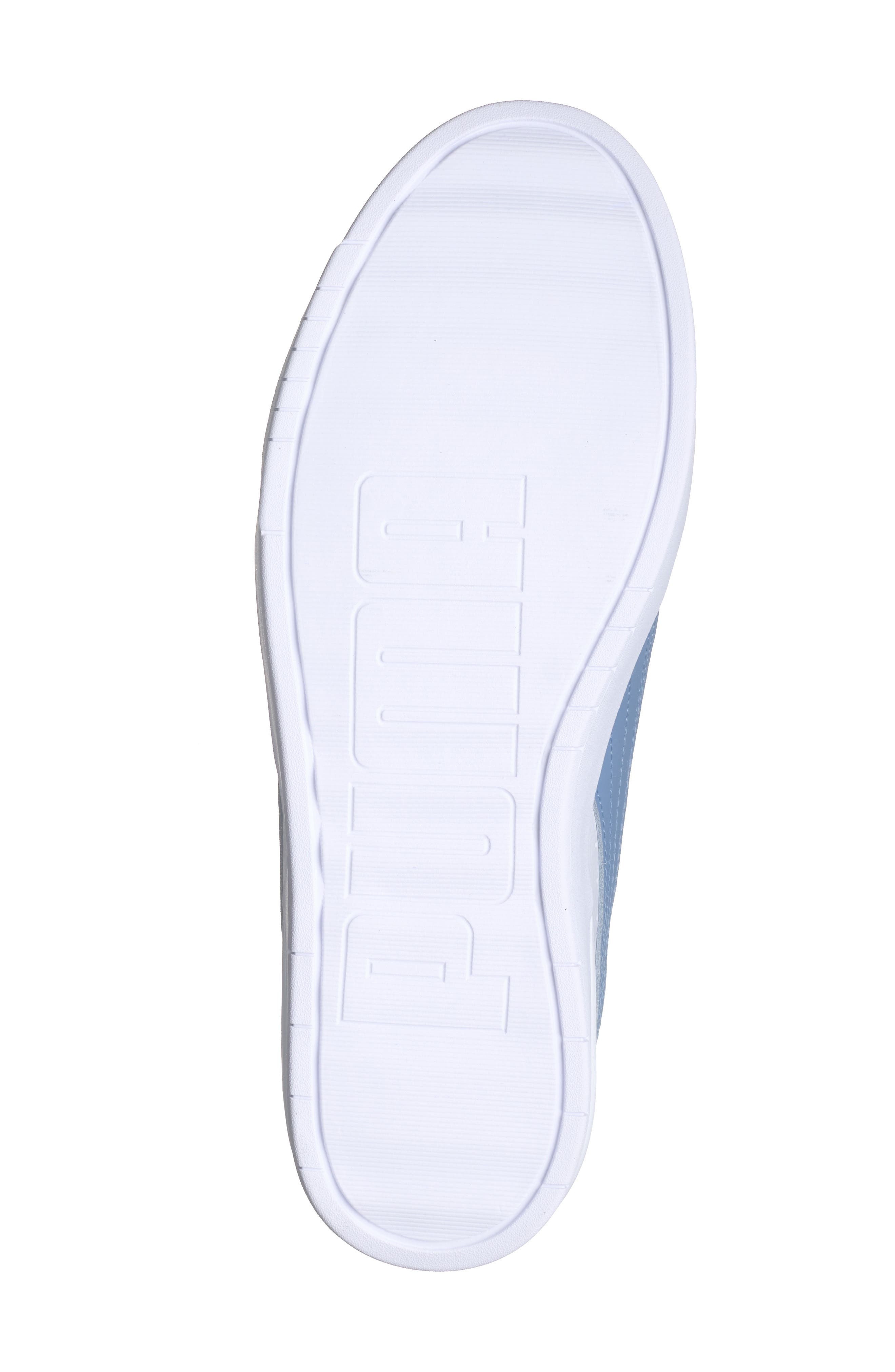 PUMA Jada Classic Sneaker, Alternate, color, Puma White-Zen Blue- Silver