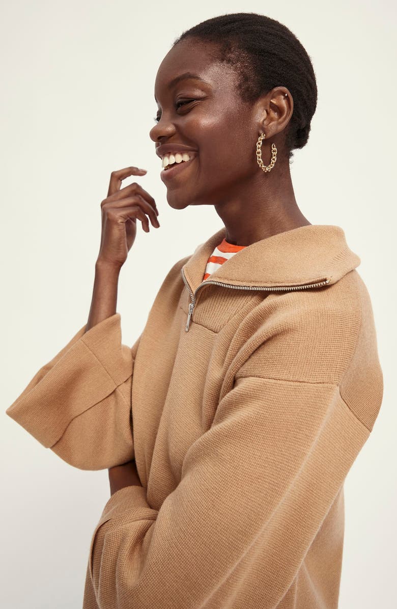 Scotch & Soda Wool Blend Anorak Sweater, Alternate, color,