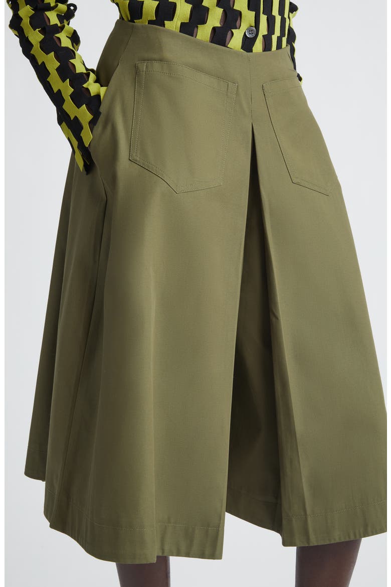 Louise Cotton Bermuda Shorts, Alternate, color, LEAF