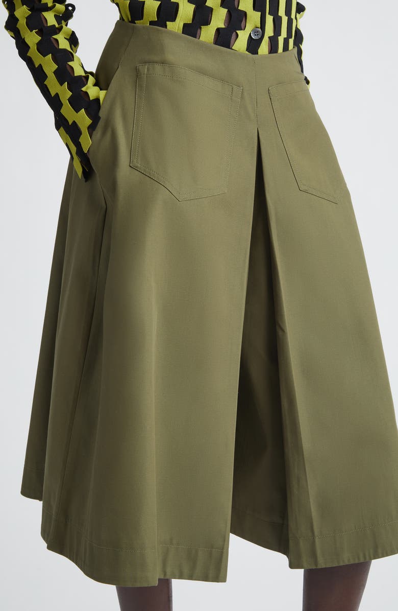 ZANKOV Louise Cotton Bermuda Shorts, Alternate, color, Leaf