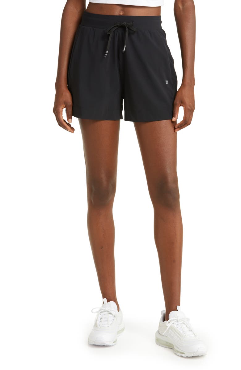 Sweaty Betty Explorer Tie Waist Shorts, Main, color, 