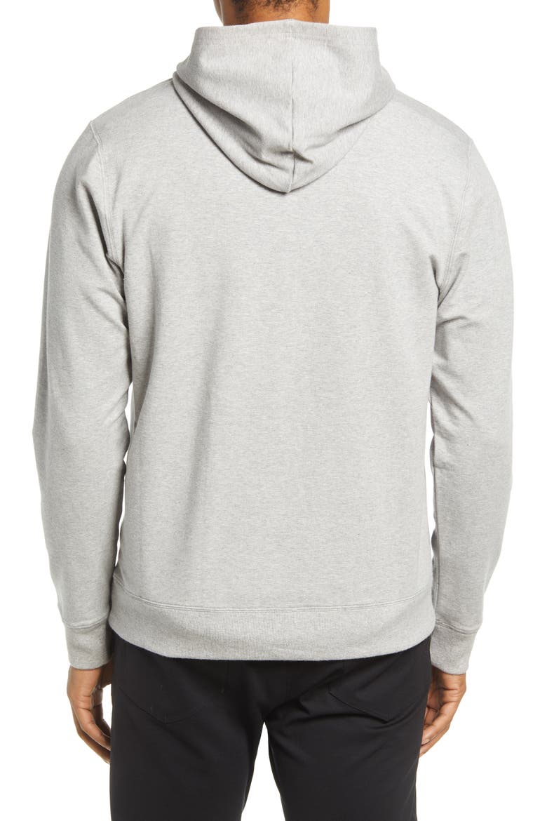 Fleece Hoodie, Alternate, color, MEDIUM GREY HEATHER