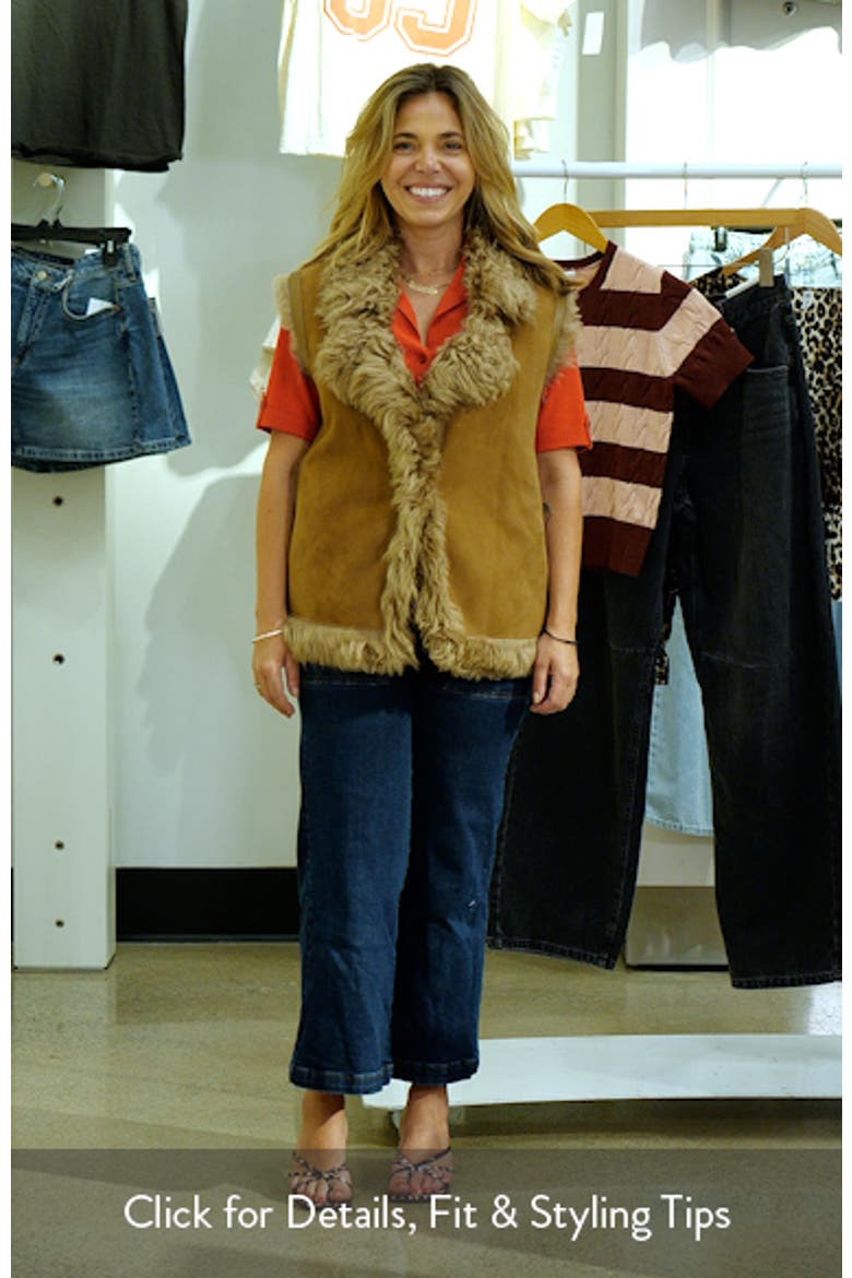 Kasia Reversible Genuine Shearling Vest video
