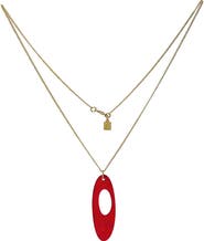 Toolally Hepworth Pendant - Berry Red Pearl