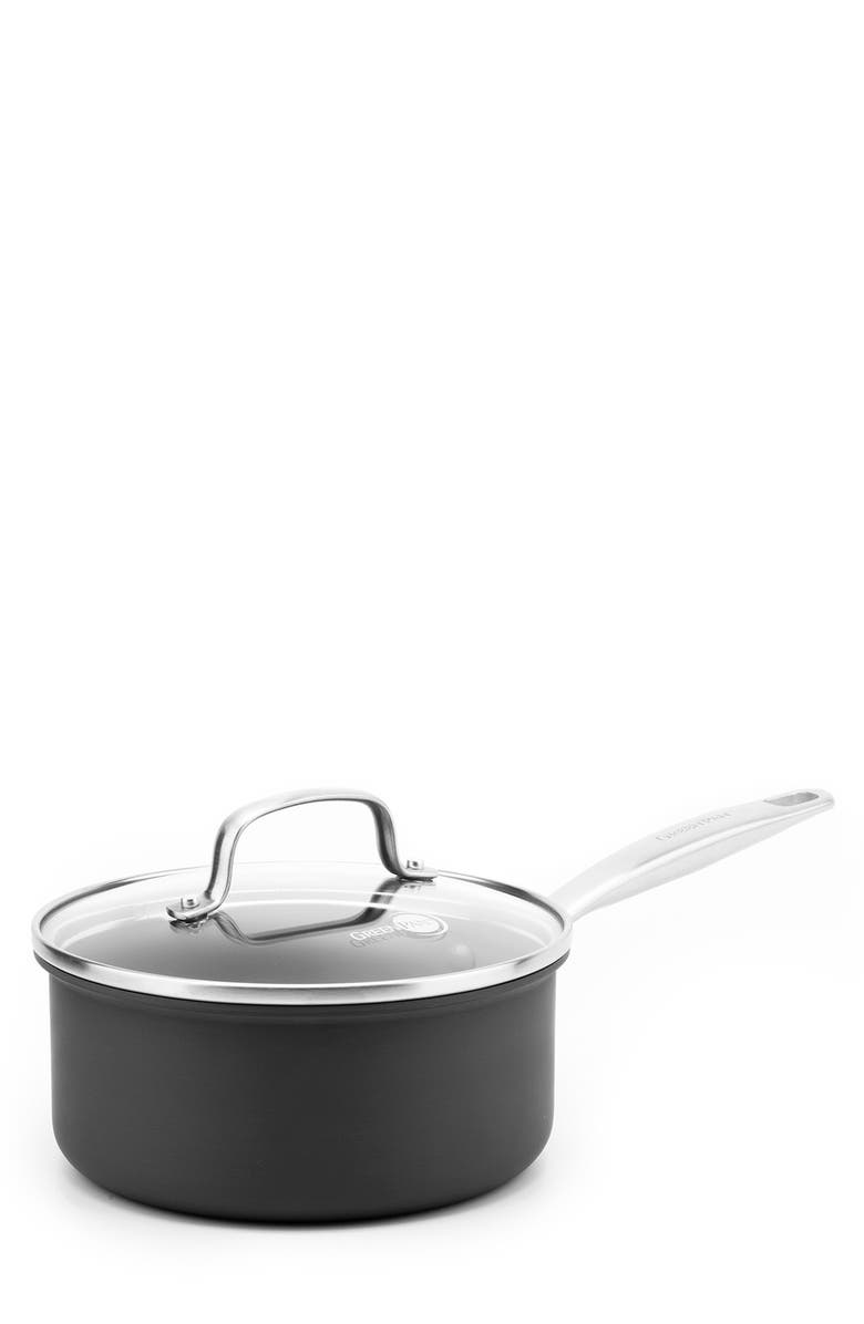 GreenPan Chatham Healthy Ceramic Nonstick Saucepan With Lid, Main, color,